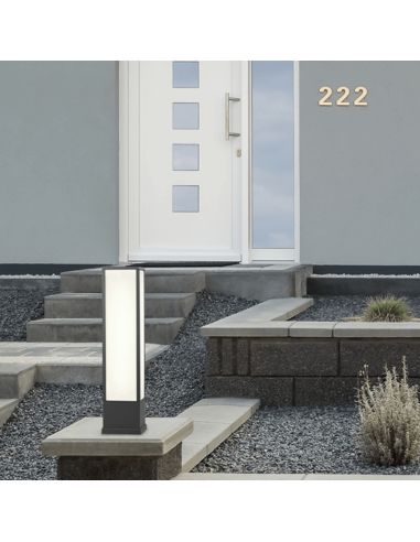 Baliza LED de jardín corta Fuerte ambiente