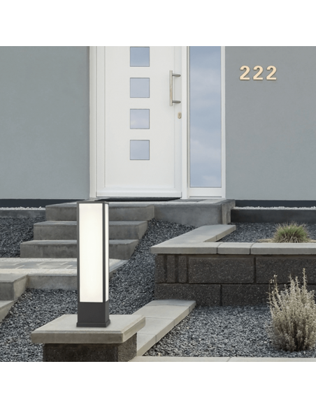 Farol de jardim LED curto Atmosfera forte