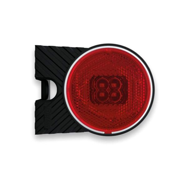 Luz LED de Folga Lateral Redonda com LED Fristom FT-060 e suporte Refletivo | leonleds