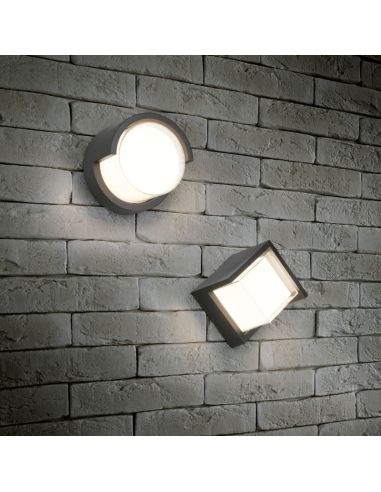 Aplique LED Puno moderno redondo ambiente