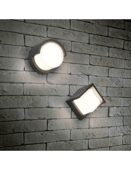 Applique murale LED Puno environnement rond moderne