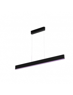 Lámpara LED colgante Ensis negra Philips Hue