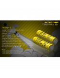 Pack 2 Nitecore IMR18650 3100mAH 35A baterias recarregáveis