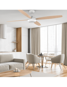 Ventilador de techo sin luz Kudari con palas reversibles 2