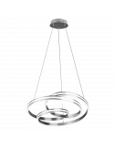 Luminária de teto LED prata design Nuria 60W 7200Lm 2300K-3000K-4000K Trio | leonleds