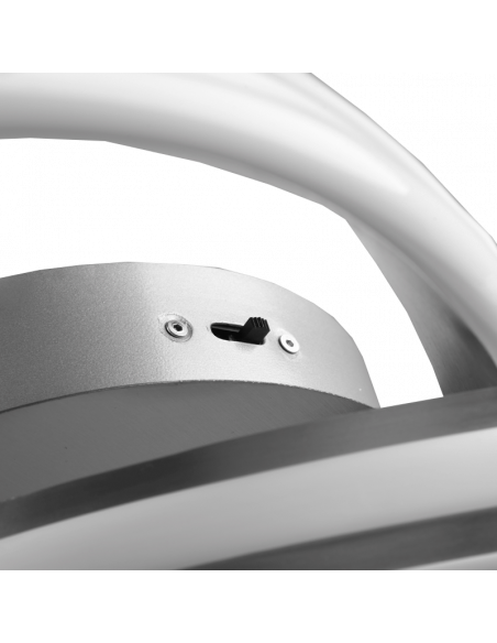 Interruptor de Plafón LED de diseño Yara 58W 7000Lm 2300K-3000K-4000K Niquel | LeonLeds