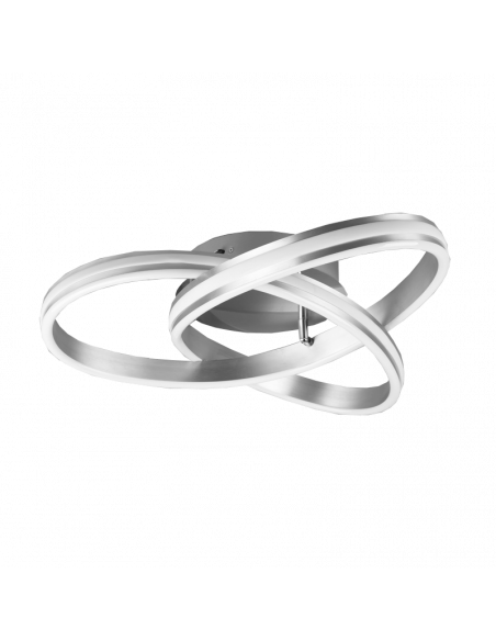 Plafonnier LED design Nuria 58W 7000Lm 2300K-3000K-4000K Nickel | leonleds