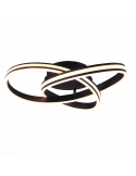 Plafón LED de diseño Nuria 58W 7000Lm 2300K-3000K-4000K Negro | LeonLeds
