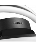Interruptor de Plafón LED de diseño Nuria 58W 7000Lm 2300K-3000K-4000K Negro | LeonLeds