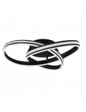 Plafón LED de diseño Nuria 58W 7000Lm 2300K-3000K-4000K Negro | LeonLeds