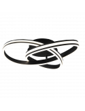 Plafón LED de diseño Nuria 58W 7000Lm 2300K-3000K-4000K Negro| LeonLeds