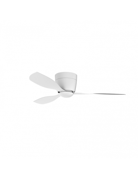 Ventilador LED Bora blanco silencioso 3000k