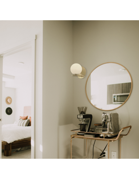 Applique murale pure moderne d'or ambiant