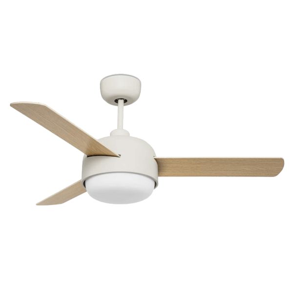 Ventilador con luz y aspas reversibles Klar