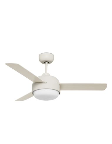Ventilador con luz y aspas reversibles Klar blanco