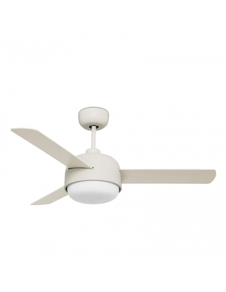 Ventilador con luz y aspas reversibles Klar blanco
