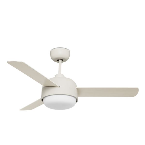Ventilador con luz y aspas reversibles Klar blanco