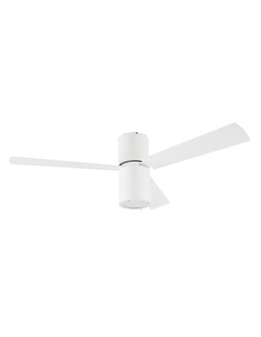 Ventilador blanco minimalista con luz Formentera