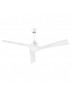 Ventilateur de plafond blanc sans lumière Mogan