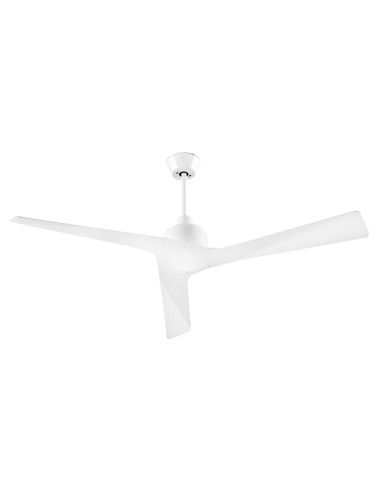 Ventilador de techo blanco sin luz Mogan