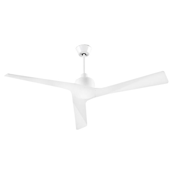 Ventilador de techo blanco sin luz Mogan