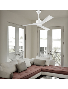 Ventilador de techo blanco sin luz Mogan 2