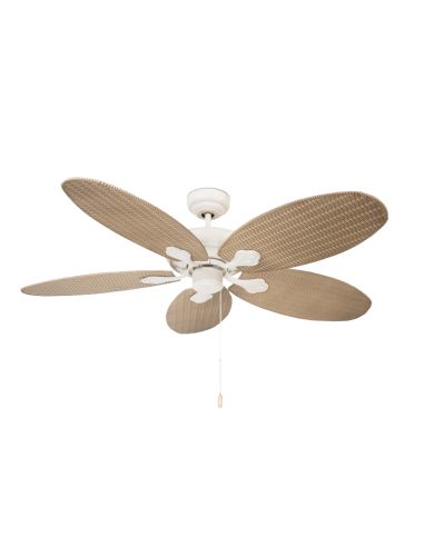 Ventilador de techo rústico marrón Phuket