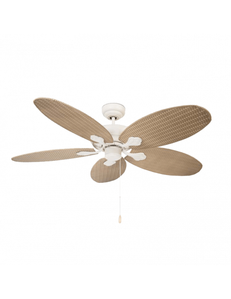 Ventilador de techo rústico marrón Phuket