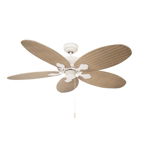 Ventilateur de plafond rustique brun Phuket