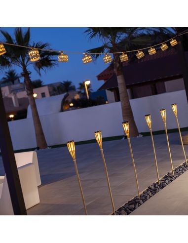 Guirnalda LED exterior decorativa Alba New Garden