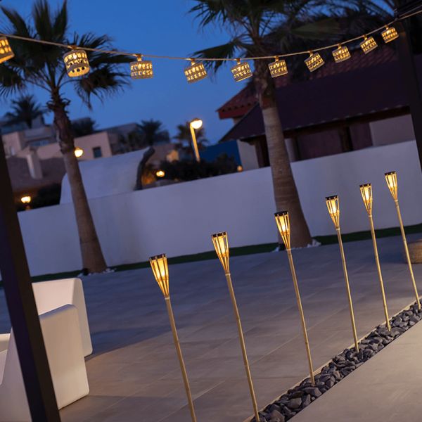 Guirnalda LED exterior decorativa Alba New Garden