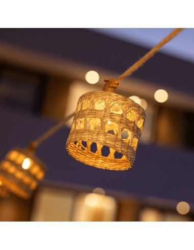 guirlanda de led decorativa alba