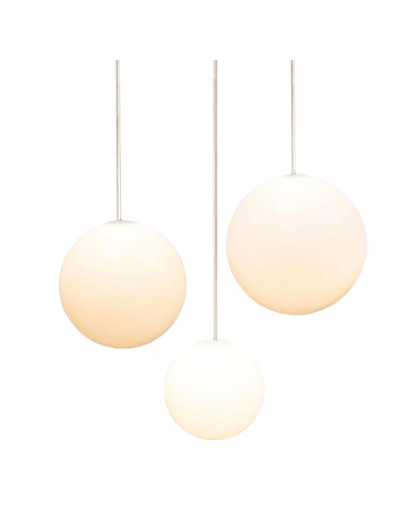 Lámpara colgante redonda exterior Pianeta LED Ø45cm serie