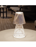 Lámpara de mesa LED recargable Lola 20 Lux tipo espejo ambiente