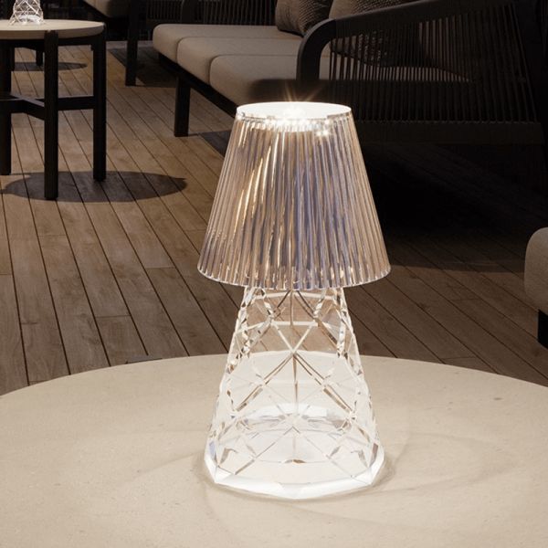Lámpara de mesa LED recargable Lola 20 Lux tipo espejo ambiente