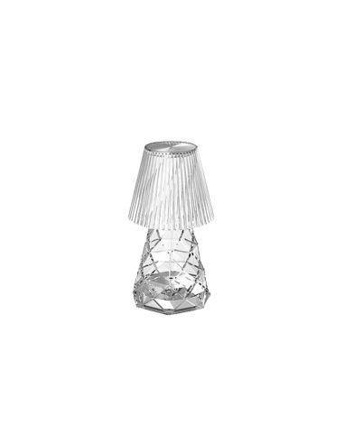 Lámpara de mesa LED recargable Lola 20 Lux tipo espejo