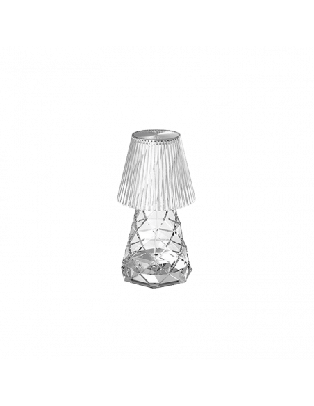 Lámpara de mesa LED recargable Lola 20 Lux tipo espejo