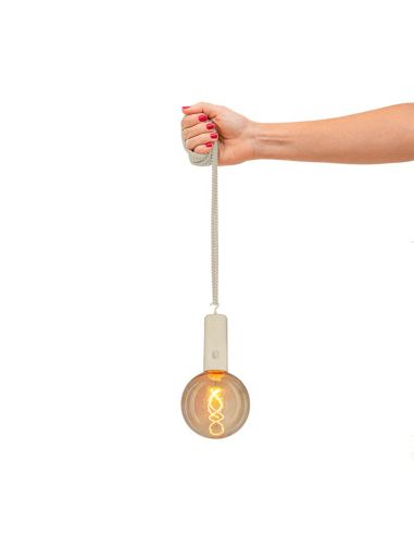 EDY G125 Ampoule vintage portable sans fil multifonction beige