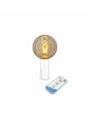 Bombilla recargable sin cables EDY G125 Blanca