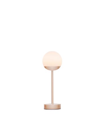 Lámpara de mesa portátil y recargable Norai Slim 30 dorada
