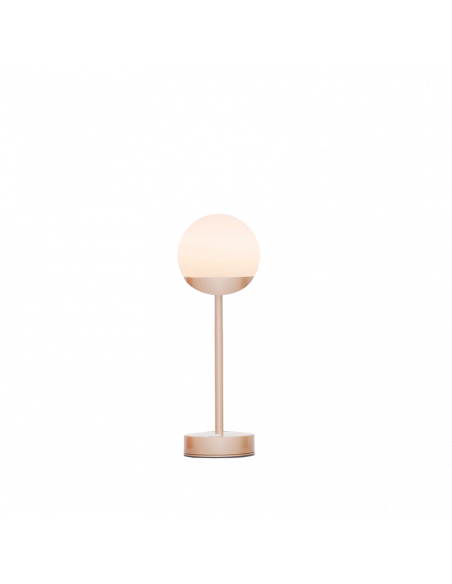 Lámpara de mesa portátil y recargable Norai Slim 30 dorada