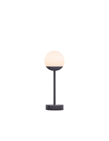 Lámpara de mesa portátil y recargable Norai Slim 30 negro
