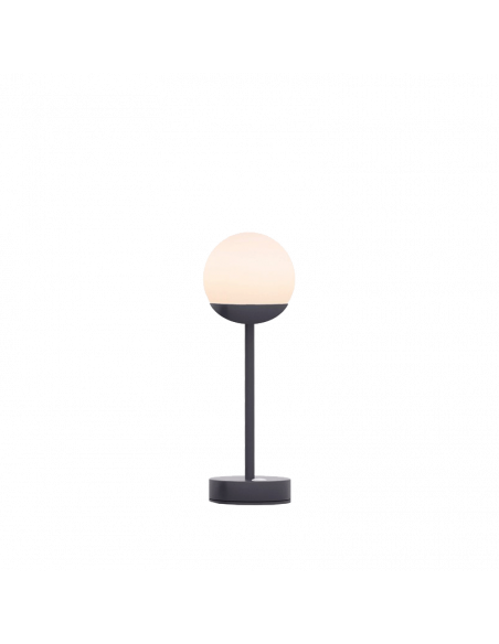 Lámpara de mesa portátil y recargable Norai Slim 30 negro