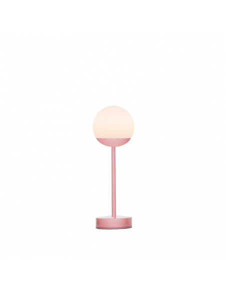 Lámpara de mesa portátil y recargable Norai Slim 30 rosa