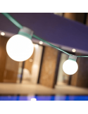 Guirlande lumineuse LED d'extérieur Bruna avec câble ou rechargeable 8m