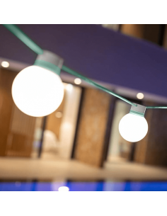 Luz LED exterior Bruna com cabo ou recarregável 8m