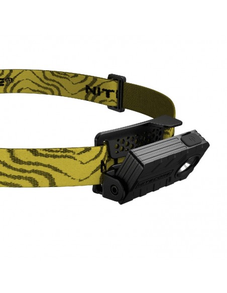 Nitecore NU20 360 Lumens Rechargeable Lightweight LED Headlamp with USB Cable and Lumen Tactical Adapter 
