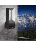 Riforano Eglo LED luz de parede ao ar livre com sensor de ambiente