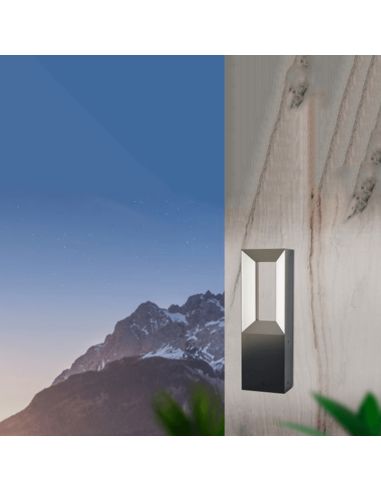 Baliza exterior LED Riforano Eglo ambiente