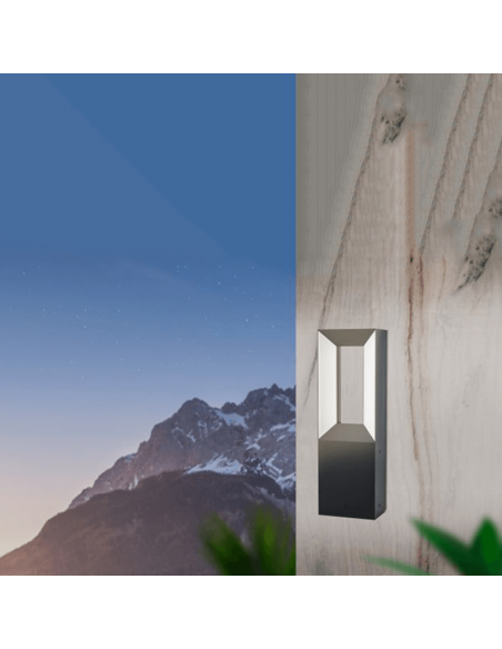 Baliza exterior LED Riforano Eglo ambiente